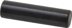 Holo-Krome - 8mm Diam x 30mm Pin Length Grade 8 Alloy Steel Standard Dowel Pin - Black Luster Finish, C 60 (Surface) & C 50-58 Hardness, 1 Beveled & 1 Rounded End - Industrial Tool & Supply