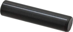 Holo-Krome - 8mm Diam x 35mm Pin Length Grade 8 Alloy Steel Standard Dowel Pin - Black Luster Finish, C 60 (Surface) & C 50-58 Hardness, 1 Beveled & 1 Rounded End - Industrial Tool & Supply