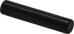 Holo-Krome - 8mm Diam x 40mm Pin Length Grade 8 Alloy Steel Standard Dowel Pin - Black Luster Finish, C 60 (Surface) & C 50-58 Hardness, 1 Beveled & 1 Rounded End - Industrial Tool & Supply