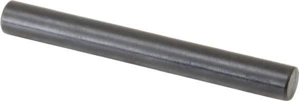 Holo-Krome - 8mm Diam x 70mm Pin Length Grade 8 Alloy Steel Standard Dowel Pin - Black Luster Finish, C 60 (Surface) & C 50-58 Hardness, 1 Beveled & 1 Rounded End - Industrial Tool & Supply