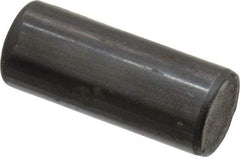 Holo-Krome - 10mm Diam x 25mm Pin Length Grade 8 Alloy Steel Standard Dowel Pin - Black Luster Finish, C 60 (Surface) & C 50-58 Hardness, 1 Beveled & 1 Rounded End - Industrial Tool & Supply