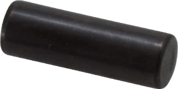 Holo-Krome - 10mm Diam x 30mm Pin Length Grade 8 Alloy Steel Standard Dowel Pin - Black Luster Finish, C 60 (Surface) & C 50-58 Hardness, 1 Beveled & 1 Rounded End - Industrial Tool & Supply