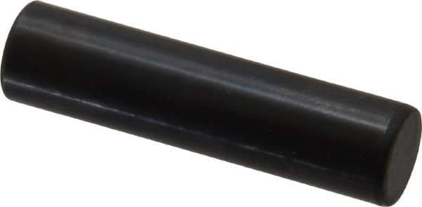 Holo-Krome - 10mm Diam x 40mm Pin Length Grade 8 Alloy Steel Standard Dowel Pin - Black Luster Finish, C 60 (Surface) & C 50-58 Hardness, 1 Beveled & 1 Rounded End - Industrial Tool & Supply