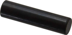 Holo-Krome - 10mm Diam x 40mm Pin Length Grade 8 Alloy Steel Standard Dowel Pin - Black Luster Finish, C 60 (Surface) & C 50-58 Hardness, 1 Beveled & 1 Rounded End - Industrial Tool & Supply