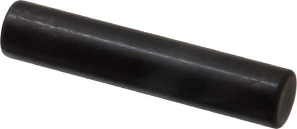 Holo-Krome - 10mm Diam x 50mm Pin Length Grade 8 Alloy Steel Standard Dowel Pin - Black Luster Finish, C 60 (Surface) & C 50-58 Hardness, 1 Beveled & 1 Rounded End - Industrial Tool & Supply