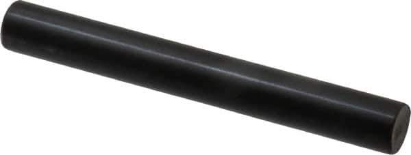 Holo-Krome - 10mm Diam x 80mm Pin Length Grade 8 Alloy Steel Standard Dowel Pin - Black Luster Finish, C 60 (Surface) & C 50-58 Hardness, 1 Beveled & 1 Rounded End - Industrial Tool & Supply