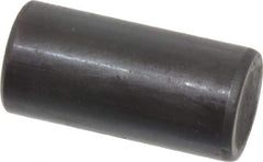 Holo-Krome - 12mm Diam x 25mm Pin Length Grade 8 Alloy Steel Standard Dowel Pin - Black Luster Finish, C 60 (Surface) & C 50-58 Hardness, 1 Beveled & 1 Rounded End - Industrial Tool & Supply
