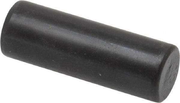 Holo-Krome - 12mm Diam x 35mm Pin Length Grade 8 Alloy Steel Standard Dowel Pin - Black Luster Finish, C 60 (Surface) & C 50-58 Hardness, 1 Beveled & 1 Rounded End - Industrial Tool & Supply