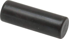 Holo-Krome - 12mm Diam x 35mm Pin Length Grade 8 Alloy Steel Standard Dowel Pin - Black Luster Finish, C 60 (Surface) & C 50-58 Hardness, 1 Beveled & 1 Rounded End - Industrial Tool & Supply