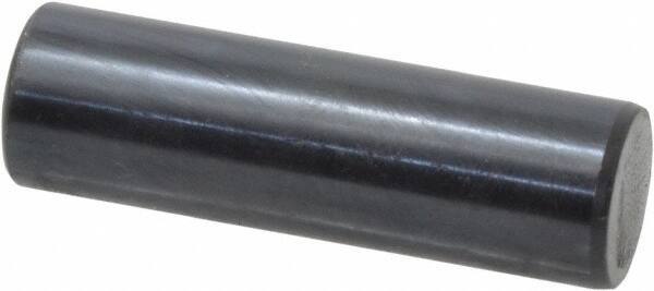 Holo-Krome - 12mm Diam x 40mm Pin Length Grade 8 Alloy Steel Standard Dowel Pin - Black Luster Finish, C 60 (Surface) & C 50-58 Hardness, 1 Beveled & 1 Rounded End - Industrial Tool & Supply