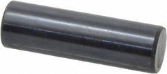 Holo-Krome - 12mm Diam x 40mm Pin Length Grade 8 Alloy Steel Standard Dowel Pin - Black Luster Finish, C 60 (Surface) & C 50-58 Hardness, 1 Beveled & 1 Rounded End - Industrial Tool & Supply