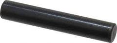 Holo-Krome - 12mm Diam x 70mm Pin Length Grade 8 Alloy Steel Standard Dowel Pin - Black Luster Finish, C 60 (Surface) & C 50-58 Hardness, 1 Beveled & 1 Rounded End - Industrial Tool & Supply