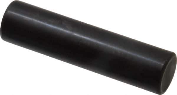 Holo-Krome - 20mm Diam x 80mm Pin Length Grade 8 Alloy Steel Standard Dowel Pin - Black Luster Finish, C 60 (Surface) & C 50-58 Hardness, 1 Beveled & 1 Rounded End - Industrial Tool & Supply