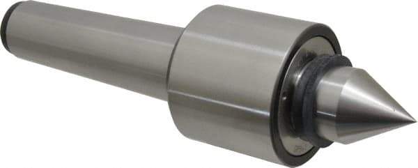 Riten - MT5 Taper Shank, 3-1/8" Head Diam 6,800 Lb Capacity Live Center - 4,000 Max RPM, 2-7/16" Head Length, 1-9/16" Point Diam, 2-3/8" Point Len, 2,900 Lb Max Workpc, Standard Point - Industrial Tool & Supply