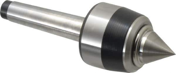Royal Products - MT2 Taper Shank, 1-3/4" Head Diam 3,085 Lb Capacity Live Center - 6,000 Max RPM, 1.47" Head Length, 7/8" Point Diam, 1.01" Point Len, 725 Lb Max Workpc, 5-9/32" OAL, Standard Point - Industrial Tool & Supply