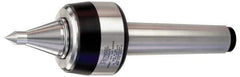 Royal Products - MT6 Taper Shank, 4" Head Diam 8,420 Lb Capacity Live Center - 3,500 Max RPM, 3.15" Head Length, 2" Point Diam, 3" Point Len, 2,420 Lb Max Workpc, 13-29/32" OAL, 3/4" Tip Diam, Long Point - Industrial Tool & Supply