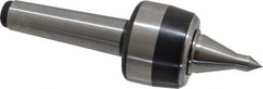 Royal Products - MT4 Taper Shank, 2.68" Head Diam 5,170 Lb Capacity Live Center - 4,500 Max RPM, 1.98" Head Length, 1-1/4" Point Diam, 2.18" Point Len, 1,120 Lb Max Workpc, 8-5/8" OAL, 1/2" Tip Diam, Long Point - Industrial Tool & Supply