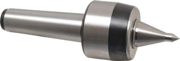 Royal Products - MT5 Taper Shank, 3.45" Head Diam 7,630 Lb Capacity Live Center - 3,500 Max RPM, 2.81" Head Length, 1-1/2" Point Diam, 2.58" Point Len, 1,930 Lb Max Workpc, 11" OAL, 1/2" Tip Diam, Long Point - Industrial Tool & Supply