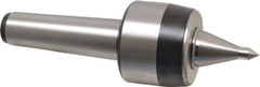 Royal Products - MT5 Taper Shank, 3.45" Head Diam 7,630 Lb Capacity Live Center - 3,500 Max RPM, 2.81" Head Length, 1-1/2" Point Diam, 2.58" Point Len, 1,930 Lb Max Workpc, 11" OAL, 1/2" Tip Diam, Long Point - Industrial Tool & Supply