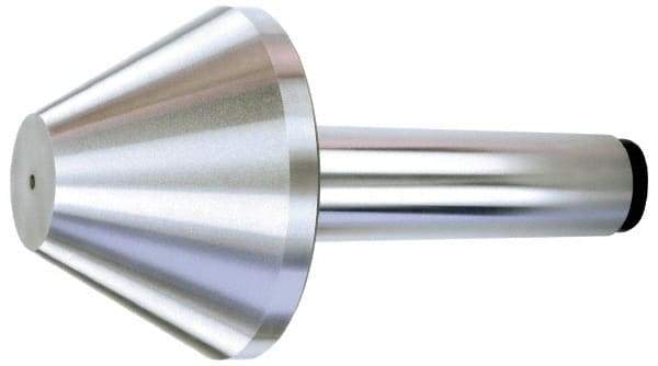 Royal Products - MT5 Taper Shank, 5.15" Head Diam 4,595 Lb Capacity Live Center - 4,000 Max RPM, 3-3/16" Head Length, 2" Point Diam, 3.17" Point Len, 1,145 Lb Max Workpc, 8-7/8" OAL, Bull Nose Point - Industrial Tool & Supply