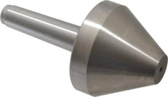 Royal Products - MT3 Taper Shank, 3.15" Head Diam 2,395 Lb Capacity Live Center - 5,000 Max RPM, 2-1/2" Head Length, 1" Point Diam, 2.52" Point Len, 615 Lb Max Workpc, 6-1/16" OAL, Bull Nose Point - Industrial Tool & Supply