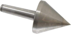 Royal Products - MT4 Taper Shank, 4-5/32" Head Diam 3,180 Lb Capacity Live Center - 4,500 Max RPM, 4-1/8" Head Length, 1-1/4" Point Diam, 4-1/8" Point Len, 630 Lb Max Workpc, 8-11/16" OAL, Pipe Nose Point - Industrial Tool & Supply