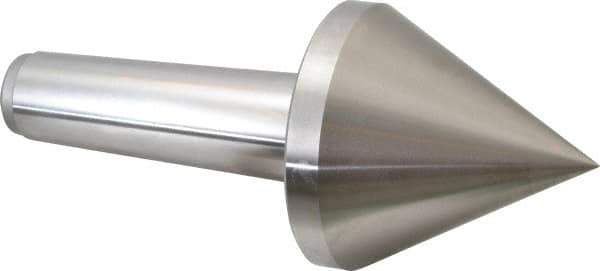 Royal Products - MT5 Taper Shank, 4-5/32" Head Diam 3,180 Lb Capacity Live Center - 4,500 Max RPM, 4-1/8" Head Length, 1-1/4" Point Diam, 4-1/8" Point Len, 630 Lb Max Workpc, 9-13/16" OAL, Pipe Nose Point - Industrial Tool & Supply