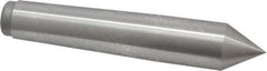 Royal Products - 0.938" Head Diam, High Speed Steel Standard Point Solid Dead Center - 3MT Morse Taper, 0.938" Point Diam, 5-1/4" OAL - Industrial Tool & Supply