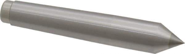 Royal Products - 0.7" Head Diam, Carbide-Tipped Steel Standard Point Solid Dead Center - 2MT Morse Taper, 0.7" Point Diam, 4-3/16" OAL - Industrial Tool & Supply