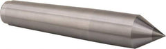 Royal Products - 1.231" Head Diam, Carbide-Tipped Steel Standard Point Solid Dead Center - 4MT Morse Taper, 1.231" Point Diam, 6-3/4" OAL - Industrial Tool & Supply