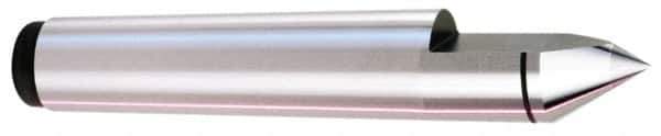 Royal Products - 1.748" Head Diam, Carbide-Tipped Steel Standard Point Half Dead Center - 5MT Morse Taper, 1.748" Point Diam, 8-1/2" OAL - Industrial Tool & Supply