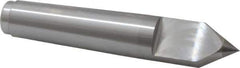 Royal Products - 1.231" Head Diam, Carbide-Tipped Steel Standard Point Half Dead Center - 4MT Morse Taper, 1.231" Point Diam, 6-3/4" OAL - Industrial Tool & Supply