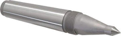 Royal Products - 1.231" Head Diam, Hardened Steel Long Point Solid Dead Center - 4MT Morse Taper, 1/2" Point Diam, 0.81" Point Length, 7-5/16" OAL - Industrial Tool & Supply