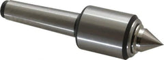 Royal Products - MT3 Taper Shank, 1-3/4" Head Diam 2,155 Lb Capacity Live Center - 6,000 Max RPM, 2.12" Head Length, 7/8" Point Diam, 1.07" Point Len, 885 Lb Max Workpc, 6-7/16" OAL, 3/8" Tip Diam, Standard Point - Industrial Tool & Supply