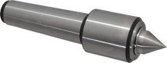 Royal Products - MT5 Taper Shank, 2.45" Head Diam 4,390 Lb Capacity Live Center - 5,000 Max RPM, 2.78" Head Length, 1-1/4" Point Diam, 1.47" Point Len, 2,240 Lb Max Workpc, 9-3/4" OAL, 1/2" Tip Diam, Standard Point - Industrial Tool & Supply