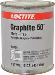 Loctite - 1 Lb Can General Purpose Anti-Seize Lubricant - Graphite, -29 to 482°C, Gray, Water Resistant - Industrial Tool & Supply