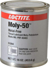 Loctite - 1 Lb Can General Purpose Anti-Seize Lubricant - Molybdenum Disulfide, -29 to 750°F, Gray, Water Resistant - Industrial Tool & Supply