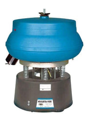 Raytech - 0.75 Cu Ft, 1/3 hp, Wet/Dry Operation Vibratory Tumbler - Adjustable Amplitude, Flow Through Drain - Industrial Tool & Supply