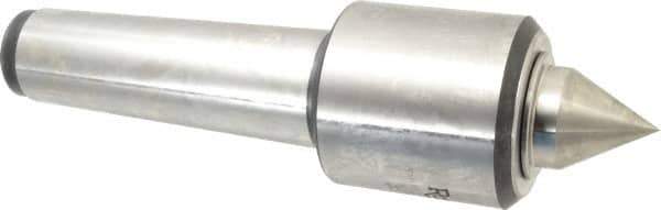 Royal Products - MT6 HD Taper Shank, 3.82" Head Diam 5,300 & 10,540 Lb Capacity Live Center - 3,000 Max RPM, 3.89" Head Length, 2" Point Diam, 2.31" Point Len, 5,240 Lb Max Workpc, 14" OAL, Standard Point - Industrial Tool & Supply
