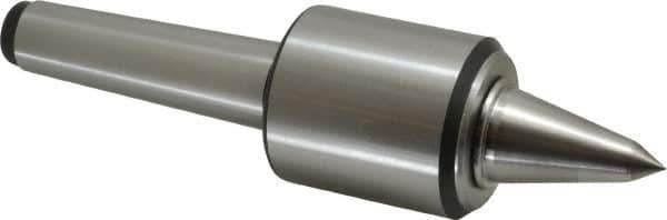 Royal Products - MT4 Taper Shank, 2.45" Head Diam 1,905 Lb Capacity Carbide Tipped Live Center - 12,000 Max RPM, 2.78" Head Length, 1-1/4" Point Diam, 2.35" Point Len, 525 Lb Max Workpc, 9-5/8" OAL, 1/2" Tip Diam, Long Point - Industrial Tool & Supply