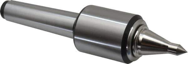 Royal Products - MT3 Taper Shank, 1.7" Head Diam 830 Lb Capacity Live Center - 12,000 Max RPM, 2.12" Head Length, 7/8" Point Diam, 1-3/4" Point Len, 180 Lb Max Workpc, 7-7/32" OAL, 3/8" Tip Diam, Long Point - Industrial Tool & Supply