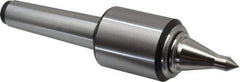 Royal Products - MT3 Taper Shank, 1.7" Head Diam 830 Lb Capacity Live Center - 12,000 Max RPM, 2.12" Head Length, 7/8" Point Diam, 1-3/4" Point Len, 180 Lb Max Workpc, 7-7/32" OAL, 3/8" Tip Diam, Long Point - Industrial Tool & Supply