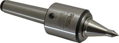 Royal Products - MT4 Taper Shank, 2.45" Head Diam 1,905 Lb Capacity Live Center - 12,000 Max RPM, 2.78" Head Length, 1-1/4" Point Diam, 2.35" Point Len, 525 Lb Max Workpc, 9-5/8" OAL, 1/2" Tip Diam, Long Point - Industrial Tool & Supply