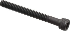 Value Collection - #4-40 UNC Hex Socket Drive, Socket Cap Screw - Alloy Steel, Black Oxide Finish, Partially Threaded, 1" Length Under Head - Industrial Tool & Supply