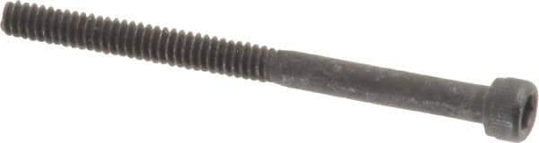 Value Collection - #4-40 UNC Hex Socket Drive, Socket Cap Screw - Alloy Steel, Black Oxide Finish, Partially Threaded, 1-1/2" Length Under Head - Industrial Tool & Supply
