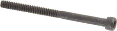 Value Collection - #4-40 UNC Hex Socket Drive, Socket Cap Screw - Alloy Steel, Black Oxide Finish, Partially Threaded, 1-1/2" Length Under Head - Industrial Tool & Supply