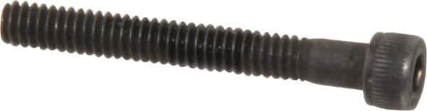 Value Collection - #5-40 UNC Hex Socket Drive, Socket Cap Screw - Alloy Steel, Black Oxide Finish, Partially Threaded, 1" Length Under Head - Industrial Tool & Supply