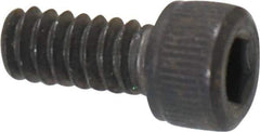 Value Collection - #6-32 UNC Hex Socket Drive, Socket Cap Screw - Alloy Steel, Black Oxide Finish, Fully Threaded, 5/16" Length Under Head - Industrial Tool & Supply