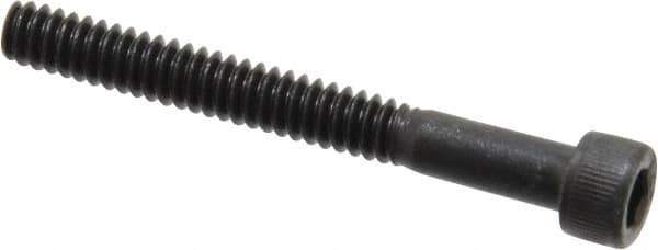 Value Collection - #6-32 UNC Hex Socket Drive, Socket Cap Screw - Alloy Steel, Black Oxide Finish, Partially Threaded, 1-1/4" Length Under Head - Industrial Tool & Supply