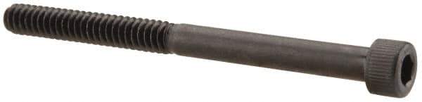 Value Collection - #6-32 UNC Hex Socket Drive, Socket Cap Screw - Alloy Steel, Black Oxide Finish, Partially Threaded, 1-3/4" Length Under Head - Industrial Tool & Supply